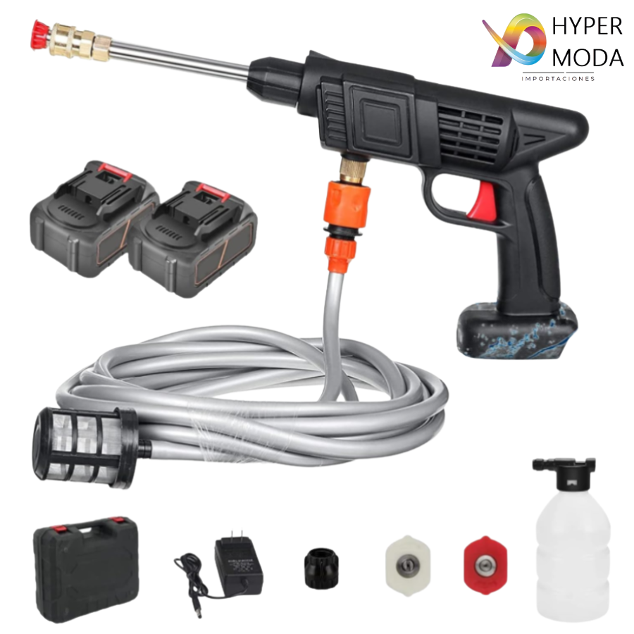 Hidrolavadora Portatil 2 baterias 48w